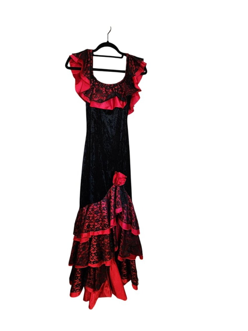 In Character Senorita Spanish Dancer Flamenco Halloween Costume Womens size Larg